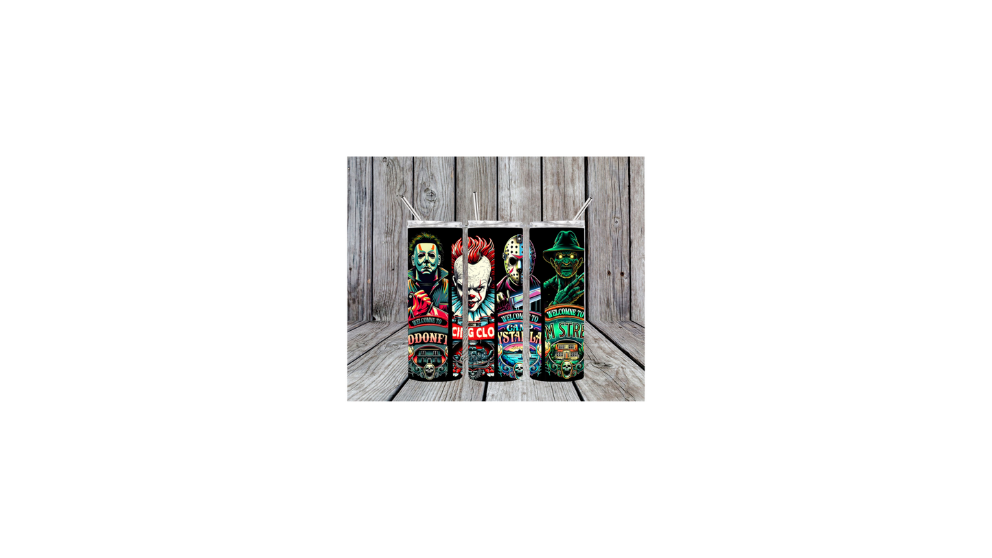 Welcome to Horror Town Tumbler