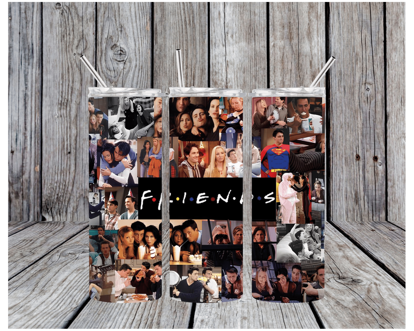 Friends TV Show Collage Poster – Iconic Moments Tribute Wall Art