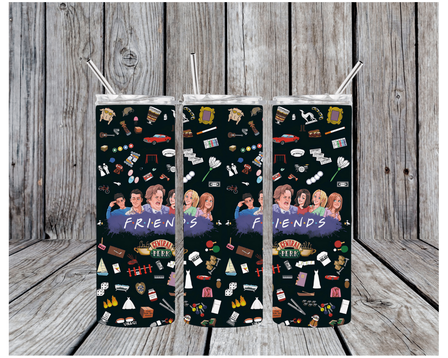 Friends TV Show Spot the Difference Puzzle – Fun Cartoon Poster for Fans