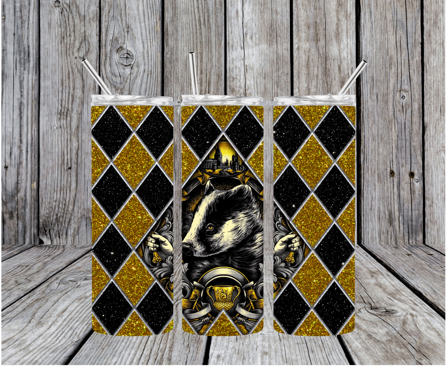 Hufflepuff Badger Diamond Glitter