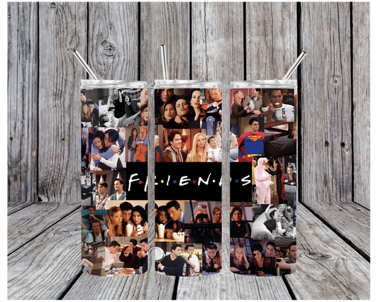 Friends TV Show Collage Poster – Iconic Moments Tribute Wall Art