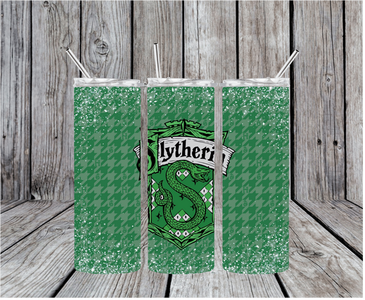 Slytherin Crest Houndstooth