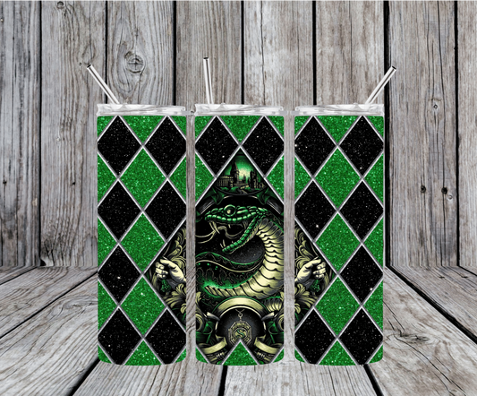 Slytherin Serpent Diamond Glitter